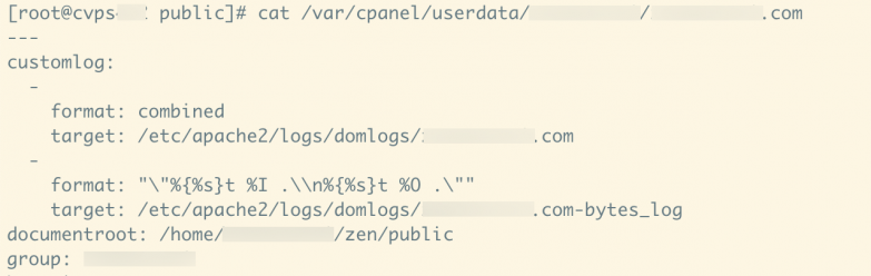 cPanel Documentroot